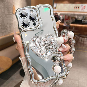 Case de iPhone Silver Heart