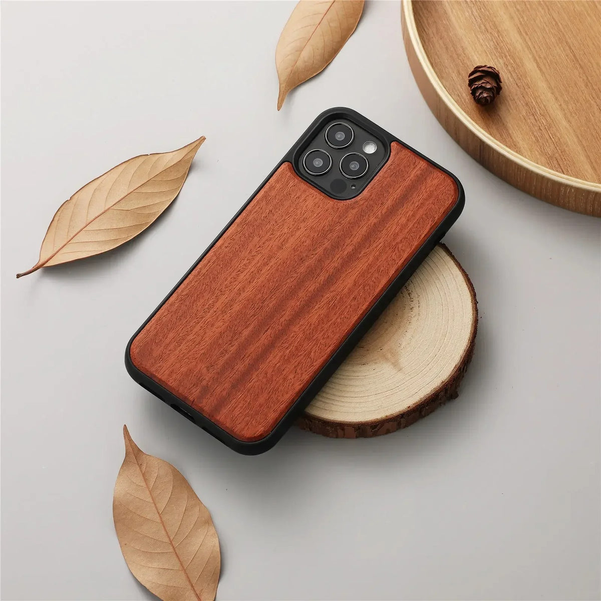 Case de iPhone Noz de Bambu