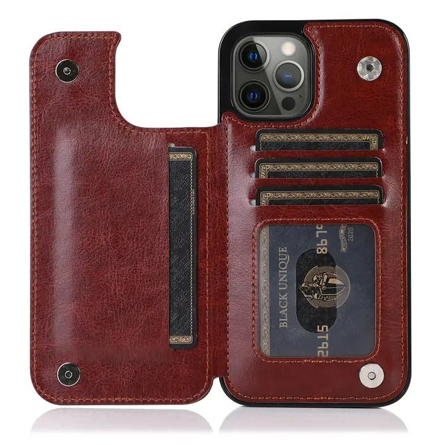 Case de iPhone Leather Wallet