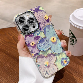 Case de iPhone Glitter Garden