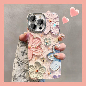 Case de iPhone Glitter Garden