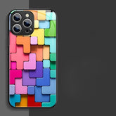 Capa de iPhone Blocos Coloridos 3D